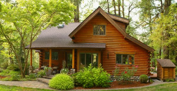 Cost of Log Home Exterior Cleaning in Huntersville